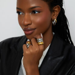 Silver Double Layer Ring Silver Double Layer Ring