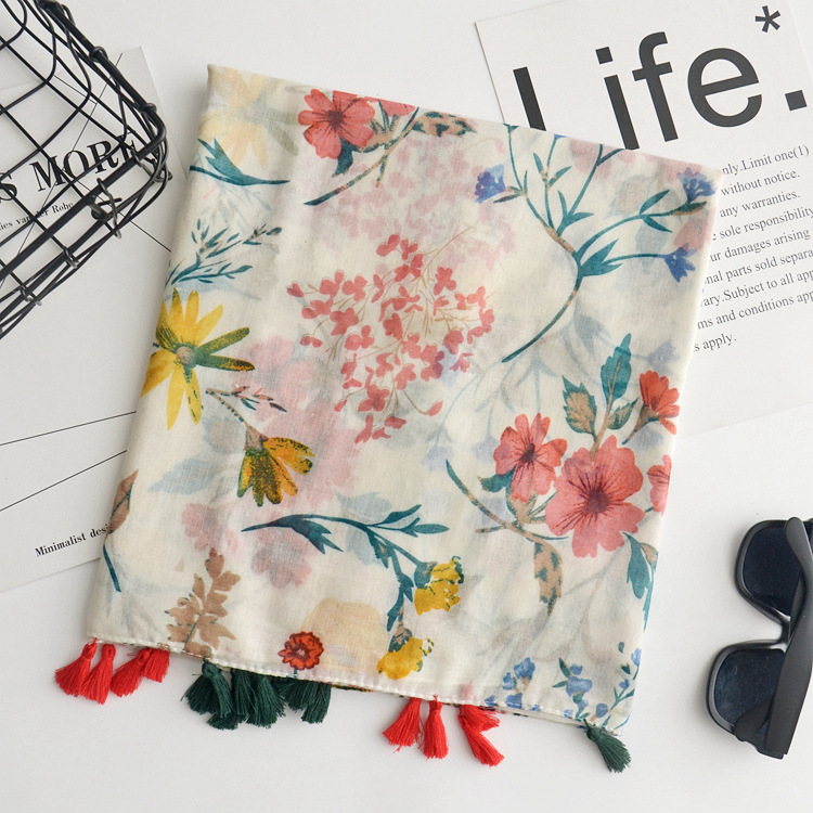 Floral Scarf