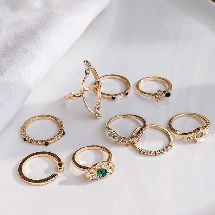 green ring set