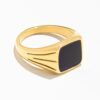 Black Signet Ring