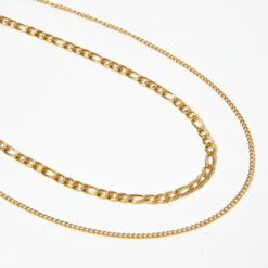 Layered Figaro Necklace Layered Figaro Necklace