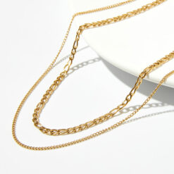 Layered Figaro Necklace Layered Figaro Necklace