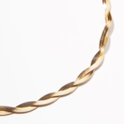 Braided Herringbone Necklace