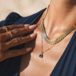 May Swarovski Birthstone Necklace, Emerald