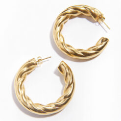 Sand Swirl Hoops