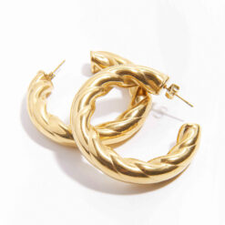 Sand Swirl Hoops