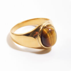 Oval Tiger Eye Ring Oval Tiger Eye Ring