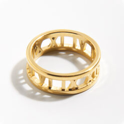 Roman Numeral Cutout Ring Roman Numeral Cutout Ring
