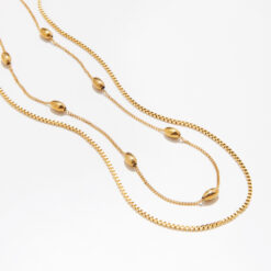 Beaded Double Layer Necklace