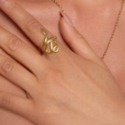 Gold Snake Ring
