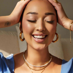 Small Natural Pearl Necklace
