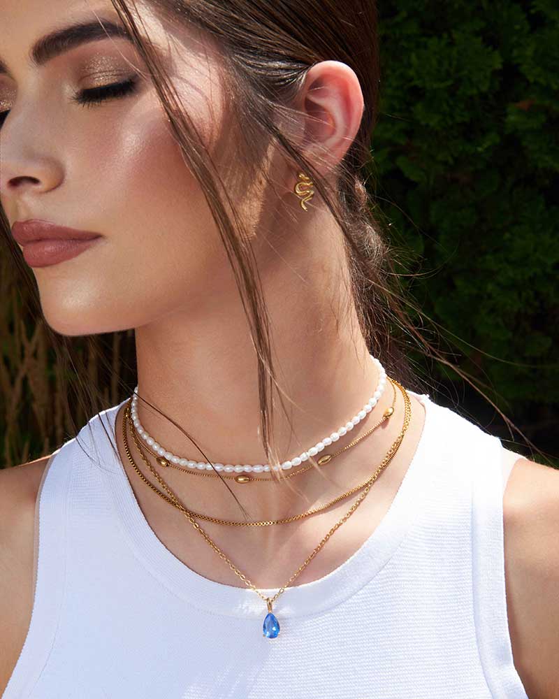 Small Natural Pearl Necklace Small Natural Pearl Necklace