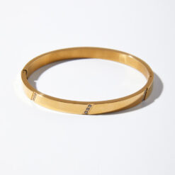 Zircon Bangle Bracelet