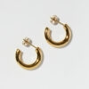 Small Tube Hoops Earrings