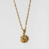 Evil Eye Disc Necklace