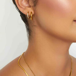 Mini Zircon Hoops