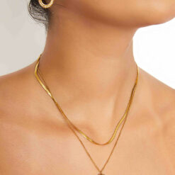Layered Zircon Necklace