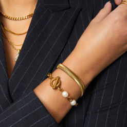 Bold Herringbone Bracelet