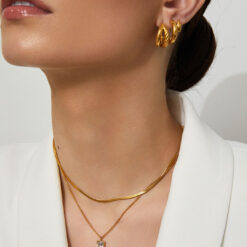 Layered Zircon Necklace Layered Zircon Necklace