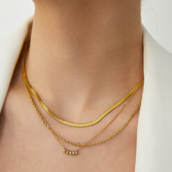 Glistening Sandbar Necklace
