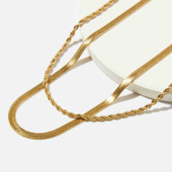 Beach Braid Necklace Set
