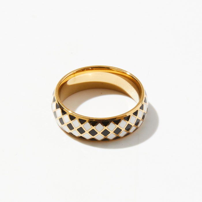 Checkerboard Ring Checkerboard Ring