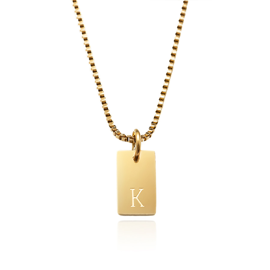 Tag Initial Charm Tag Initial Charm