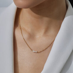 Dainty Pearl Necklace Dainty Pearl Necklace