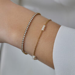 Small Pearl Chain Bracelet Small Pearl Chain Bracelet