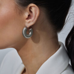 Silver Horizon Hoops