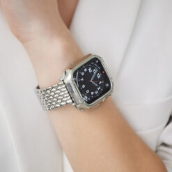 Silver Link Apple Watch Band