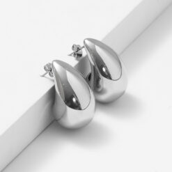 Silver Droplets Studs