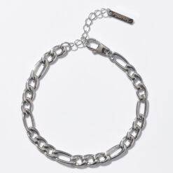 Classic Figaro Bracelet, Silver