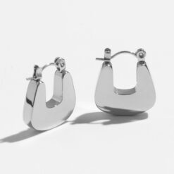 Silver Selena Hoops