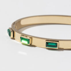 Celia Emerald Bangle Bracelet Celia Emerald Bangle Bracelet