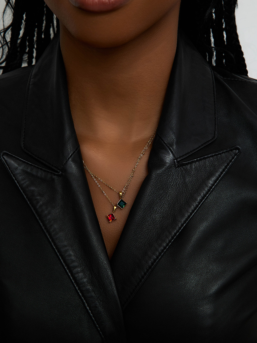 Heirloom Preciosa Crystal Birthstone Necklace Heirloom Preciosa Crystal Birthstone Necklace