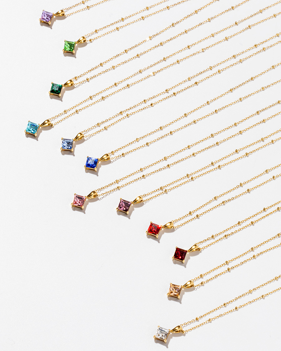 Heirloom Preciosa Crystal Birthstone Necklace Heirloom Preciosa Crystal Birthstone Necklace