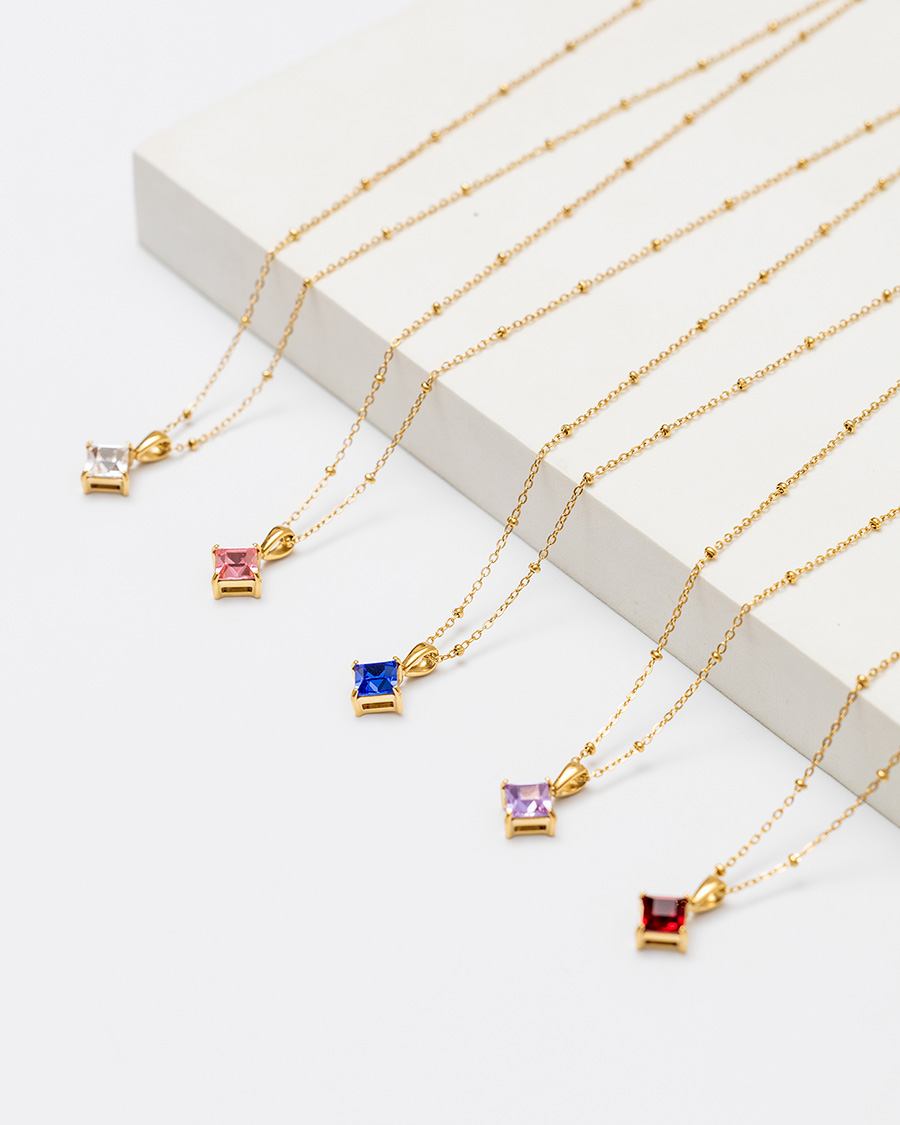 Heirloom Preciosa Crystal Birthstone Necklace Heirloom Preciosa Crystal Birthstone Necklace