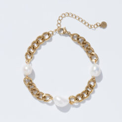 Pearl Accent Chain Bracelet Pearl Accent Chain Bracelet