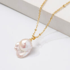Baroque Pearl Pendant Necklace Baroque Pearl Pendant Necklace