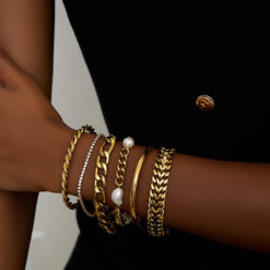 Pearl Accent Chain Bracelet