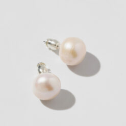 Natural Pearl Stud Earrings