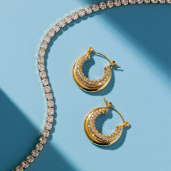 Gold Tennis Necklace 3mm