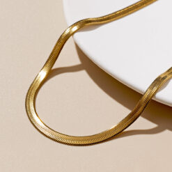 5mm Bold Herringbone Necklace