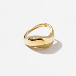 Stacking Wave Ring, Gold Stacking Wave Ring, Gold