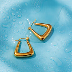 Triangle Hoop Earrings