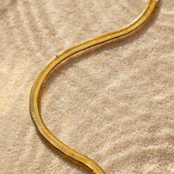 5mm Bold Herringbone Necklace 5mm Bold Herringbone Necklace