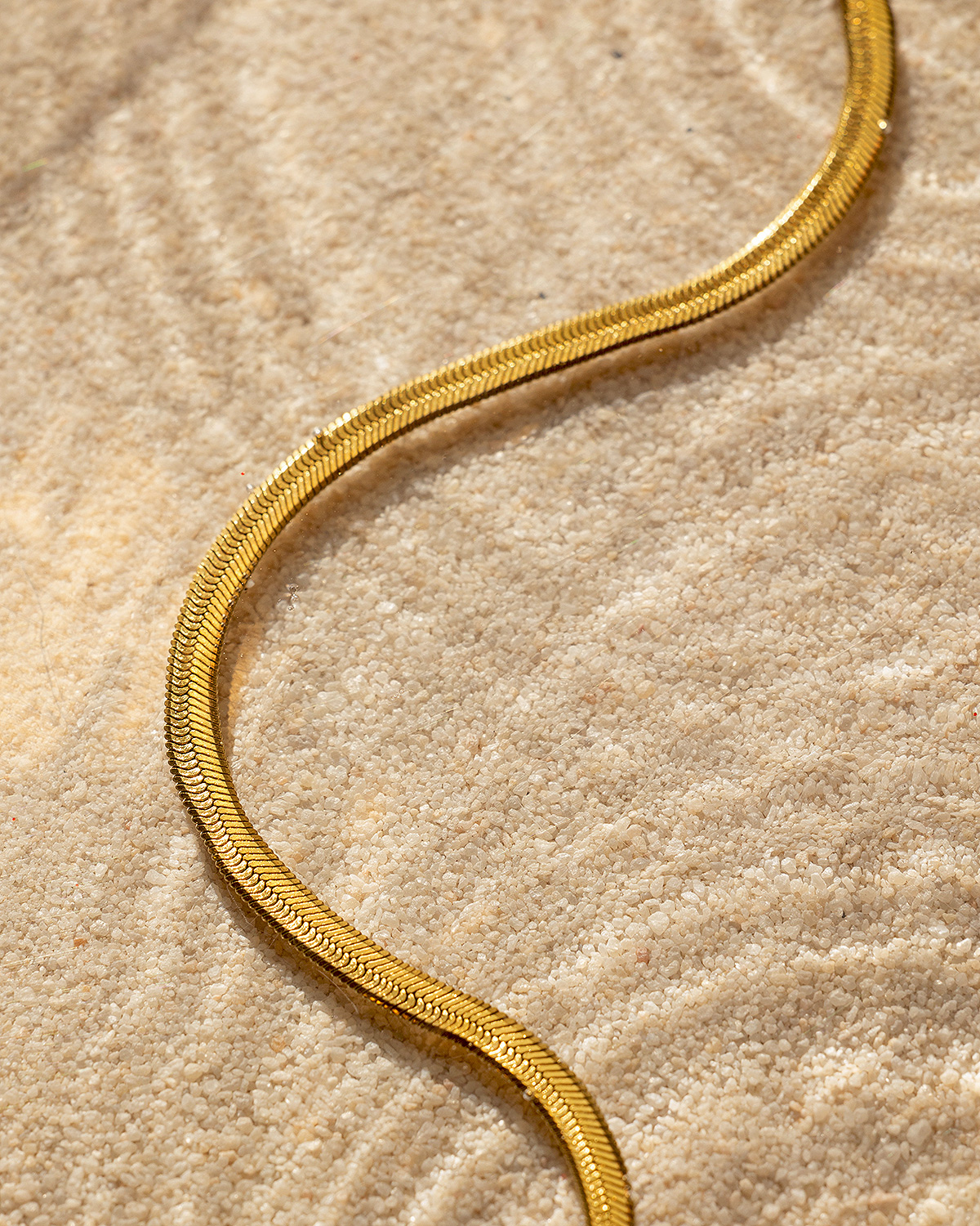 5mm Bold Herringbone Necklace 5mm Bold Herringbone Necklace