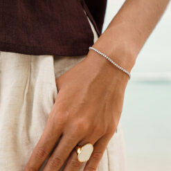 Large Mother of Pearl Ring Large Mother of Pearl Ring