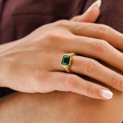 Emerald Green Ring Emerald Green Ring